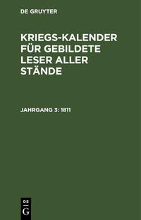 Kriegs-Kalender für gebildete Leser aller Stände / 1811