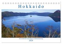 Hokkaido - Die nördlichste Insel Japans in Herbststimmung (Tischkalender 2024 DIN A5 quer), CALVENDO Monatskalender