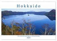 Hokkaido - Die nördlichste Insel Japans in Herbststimmung (Wandkalender 2024 DIN A2 quer), CALVENDO Monatskalender