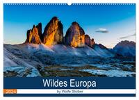 Wildes Europa (Wandkalender 2024 DIN A2 quer), CALVENDO Monatskalender
