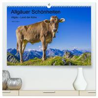 Allgäuer Schönheiten Allgäu - Land der Kühe (hochwertiger Premium Wandkalender 2024 DIN A2 quer), Kunstdruck in Hochglanz