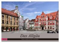 Das Allgäu - Seine malerischen Altstädte (Wandkalender 2024 DIN A2 quer), CALVENDO Monatskalender