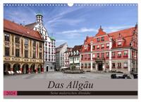 Das Allgäu - Seine malerischen Altstädte (Wandkalender 2024 DIN A3 quer), CALVENDO Monatskalender