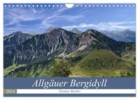 Allgäuer Bergidyll (Wandkalender 2024 DIN A4 quer), CALVENDO Monatskalender