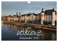 Der Koblenz Kalender (Wandkalender 2024 DIN A4 quer), CALVENDO Monatskalender