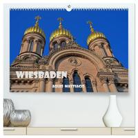 Wiesbaden Aquis Mattiacis (hochwertiger Premium Wandkalender 2024 DIN A2 quer), Kunstdruck in Hochglanz