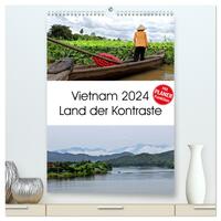 Vietnam 2024 Land der Kontraste (hochwertiger Premium Wandkalender 2024 DIN A2 hoch), Kunstdruck in Hochglanz