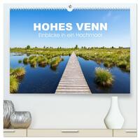 HOHES VENN - Einblicke in ein Hochmoor (hochwertiger Premium Wandkalender 2024 DIN A2 quer), Kunstdruck in Hochglanz