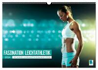 Faszination Leichtathletik: Schneller, höher, weiter (Wandkalender 2024 DIN A3 quer), CALVENDO Monatskalender