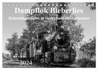 Dampflok Bieberlies in Herscheid-Hüinghausen (Tischkalender 2024 DIN A5 quer), CALVENDO Monatskalender