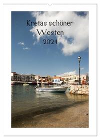 Kretas schöner Westen (Wandkalender 2024 DIN A2 hoch), CALVENDO Monatskalender