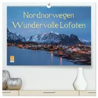 Nordnorwegen - Wundervolle Lofoten (hochwertiger Premium Wandkalender 2024 DIN A2 quer), Kunstdruck in Hochglanz