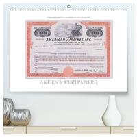 Aktien & Wertpapiere / CH-Version (hochwertiger Premium Wandkalender 2024 DIN A2 quer), Kunstdruck in Hochglanz