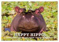 Emotionale Momente. Happy Hippo / CH-Version (Wandkalender 2024 DIN A2 quer), CALVENDO Monatskalender