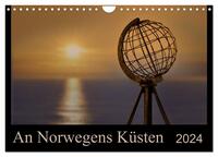 An Norwegens Küsten (Wandkalender 2024 DIN A4 quer), CALVENDO Monatskalender