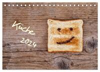 Küche (Tischkalender 2024 DIN A5 quer), CALVENDO Monatskalender