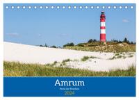 Amrum - Perle der Nordsee (Tischkalender 2024 DIN A5 quer), CALVENDO Monatskalender