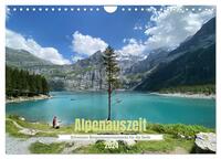 Alpenauszeit - Schweizer Bergsommermomente für die Seele (Wandkalender 2024 DIN A4 quer), CALVENDO Monatskalender
