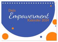 Dein Empowerment Kalender 2024 (Tischkalender 2024 DIN A5 quer), CALVENDO Monatskalender