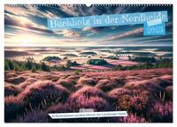 Buchholz i. d. N. - KI Illustrationen aus dem Herzen der Lüneburger Heide (Wandkalender 2025 DIN A2 quer), CALVENDO Monatskalender