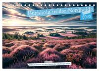 Buchholz i. d. N. - KI Illustrationen aus dem Herzen der Lüneburger Heide (Tischkalender 2025 DIN A5 quer), CALVENDO Monatskalender
