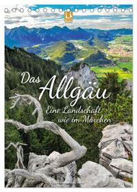 Das Allgäu – eine Landschaft wie im Märchen (Tischkalender 2025 DIN A5 hoch), CALVENDO Monatskalender