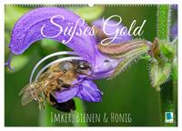 Süßes Gold: Imker, Bienen & Honig (Wandkalender 2025 DIN A2 quer), CALVENDO Monatskalender