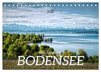 Das Jahr am Bodensee (Tischkalender 2025 DIN A5 quer), CALVENDO Monatskalender