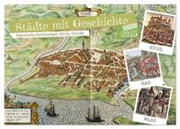 Städte mit Geschichte: Historische Zeichnungen, Stiche, Drucke (Wandkalender 2025 DIN A3 quer), CALVENDO Monatskalender