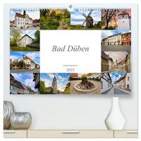 Bad Düben Impressionen (hochwertiger Premium Wandkalender 2025 DIN A2 quer), Kunstdruck in Hochglanz