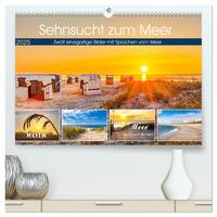 Sehnsucht zum Meer (hochwertiger Premium Wandkalender 2025 DIN A2 quer), Kunstdruck in Hochglanz