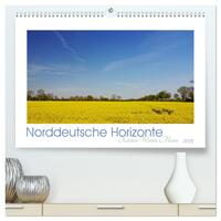 Norddeutsche Horizonte. Küsten, Wiesen, Moore (hochwertiger Premium Wandkalender 2025 DIN A2 quer), Kunstdruck in Hochglanz