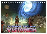 Science Fiction Visionen (Tischkalender 2025 DIN A5 quer), CALVENDO Monatskalender