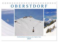 Oberstdorf. Atemberaubende Ansichten aus den Allgäuer Alpen (Tischkalender 2025 DIN A5 quer), CALVENDO Monatskalender