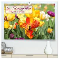 Im Tulpengarten (hochwertiger Premium Wandkalender 2025 DIN A2 quer), Kunstdruck in Hochglanz