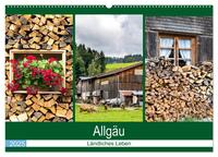 Allgäu - Landliches Leben (Wandkalender 2025 DIN A2 quer), CALVENDO Monatskalender