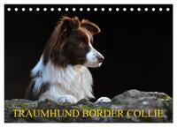 Traumhund Border Collie (Tischkalender 2025 DIN A5 quer), CALVENDO Monatskalender
