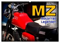 Motorrad-Legenden - MZ (Wandkalender 2025 DIN A2 quer), CALVENDO Monatskalender