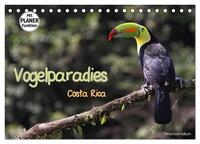 Vogelparadies Costa Rica (Tischkalender 2025 DIN A5 quer), CALVENDO Monatskalender