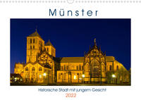 Münster - Historische Stadt mit jungem Gesicht (Wandkalender 2022 DIN A3 quer)