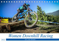 Women Downhill Racing (Tischkalender 2022 DIN A5 quer)