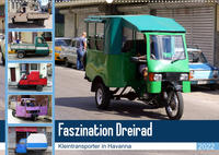Faszination Dreirad - Kleintransporter in Havanna (Wandkalender 2022 DIN A2 quer)
