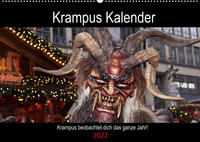 Krampus Kalender 2022 (Wandkalender 2022 DIN A2 quer)