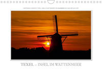 Emotionale Momente: Texel - Insel im Wattenmeer. (Wandkalender 2023 DIN A4 quer)