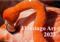 Flamingo Art 2023 (Wandkalender 2023 DIN A3 quer)