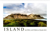 Island wo Elfen und Trolle zuhause sind (Wandkalender 2023 DIN A2 quer)