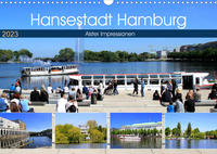 Hansestadt Hamburg - Alster Impressionen (Wandkalender 2023 DIN A3 quer)