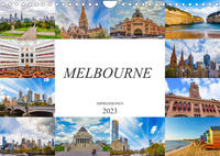 Melbourne Impressionen (Wandkalender 2023 DIN A4 quer)