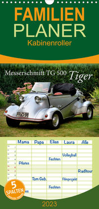 Familienplaner Messerschmitt TG 500 Tiger (Wandkalender 2023 , 21 cm x 45 cm, hoch)