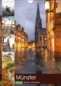 Münster - Stadt und Natur (Wandkalender 2023 DIN A4 hoch)